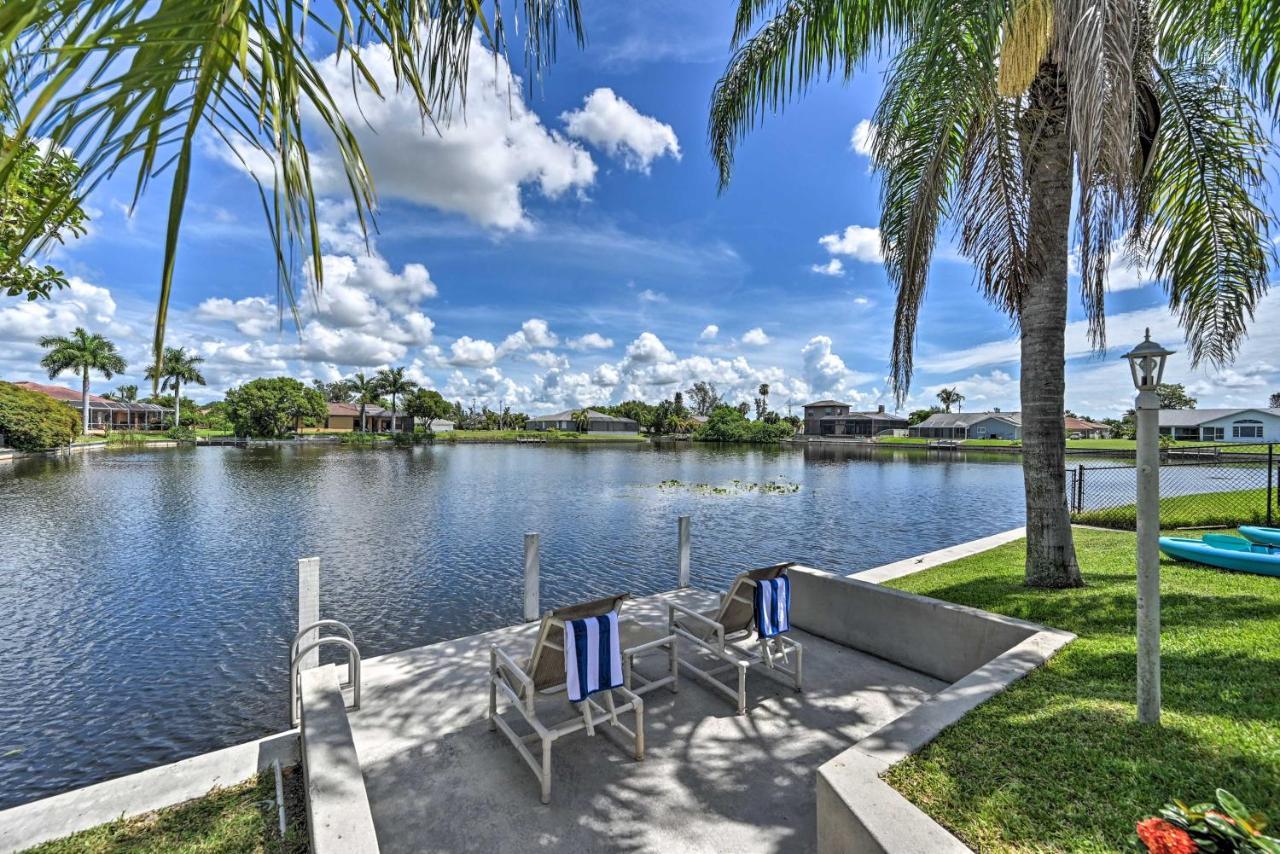 Pet-Friendly Escape With Dock And Kayaks In Cape Coral Villa Exteriör bild